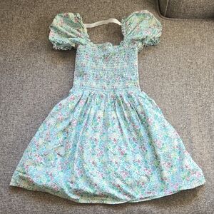 Janie and Jack Size 8 Girls Floral Smocked Dress